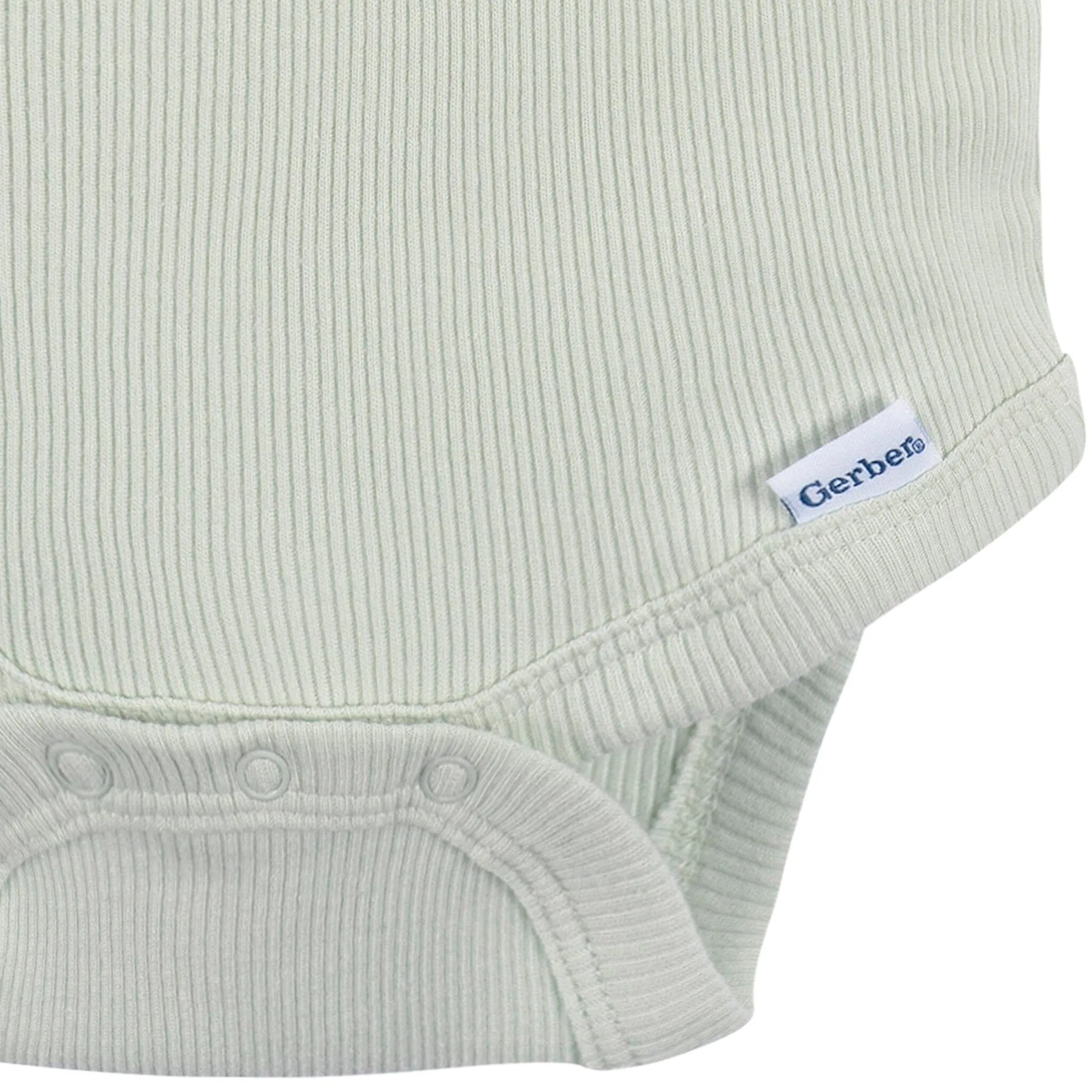 2-Pack Baby Girls Green Lily Bodysuit and Shorts Set