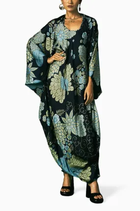 Aconite Dress with Cape