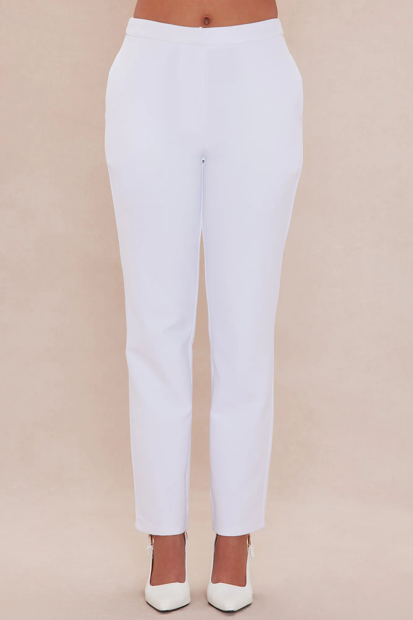 Amaya Blazer Suit Set - Cream