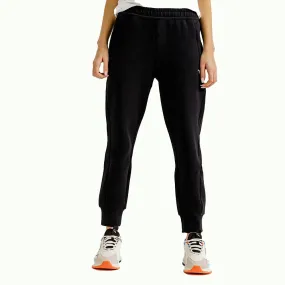 Anta Knit Ankle Sweatpants For Women, Black