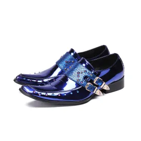 AOMISHOES™  Multicolor Rivets Dress Shoes #8026