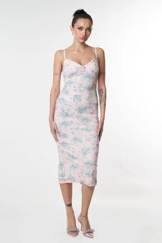 BABY ROSE ROMANTIC SLIP DRESS