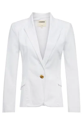 Baldwin Denim Blazer | Blanc