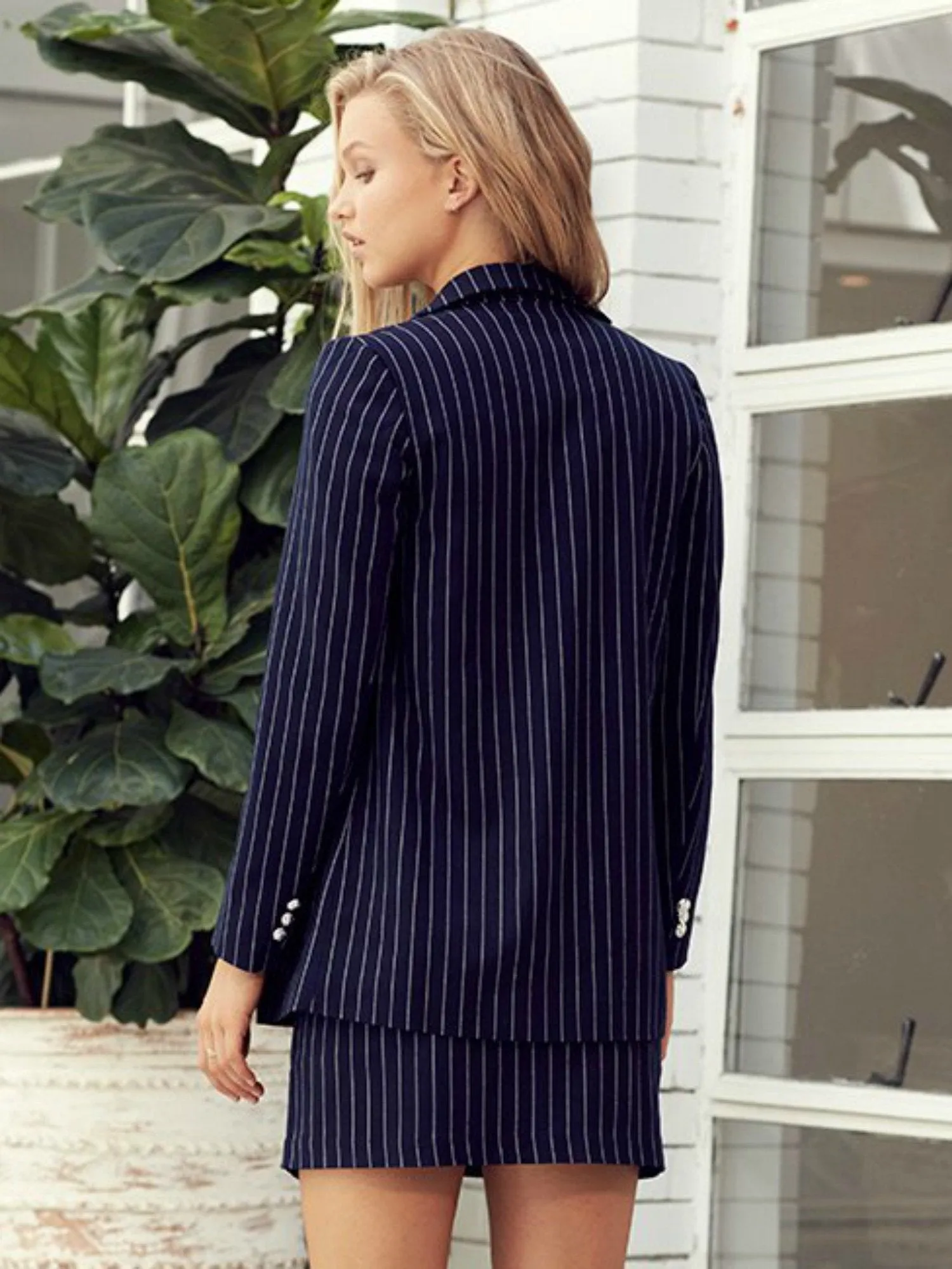 Balmain Style Blazer | Navy