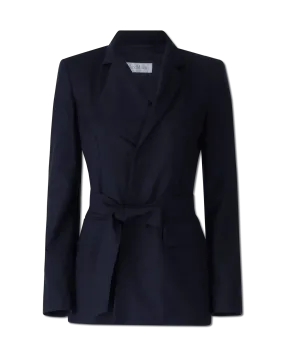 Belluno Wool Belted Blazer