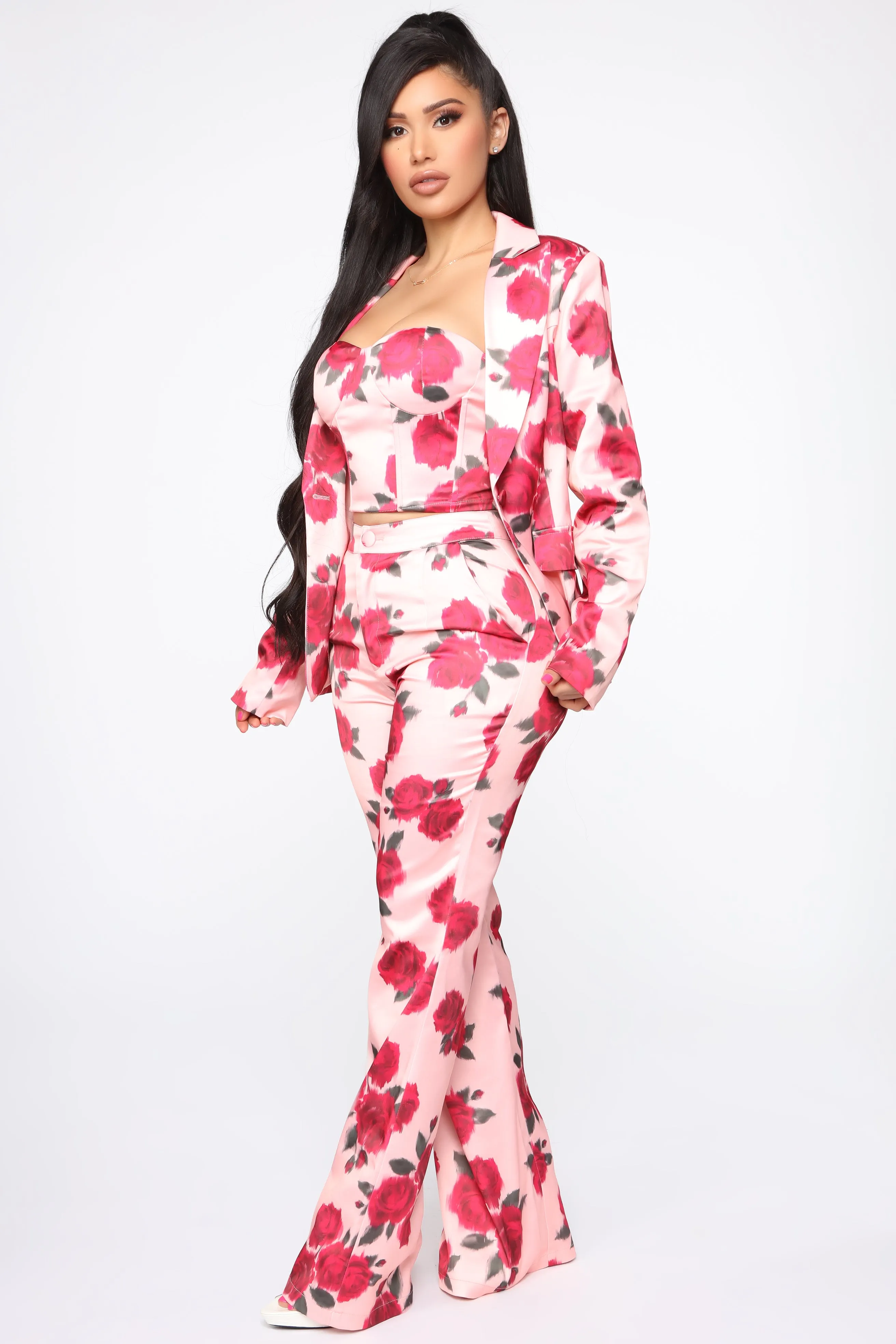 Big Dreams Floral 3 Piece Set - Pink/combo