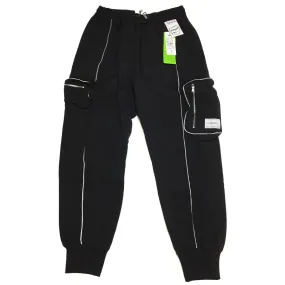 Black Reflective Cargo Pants