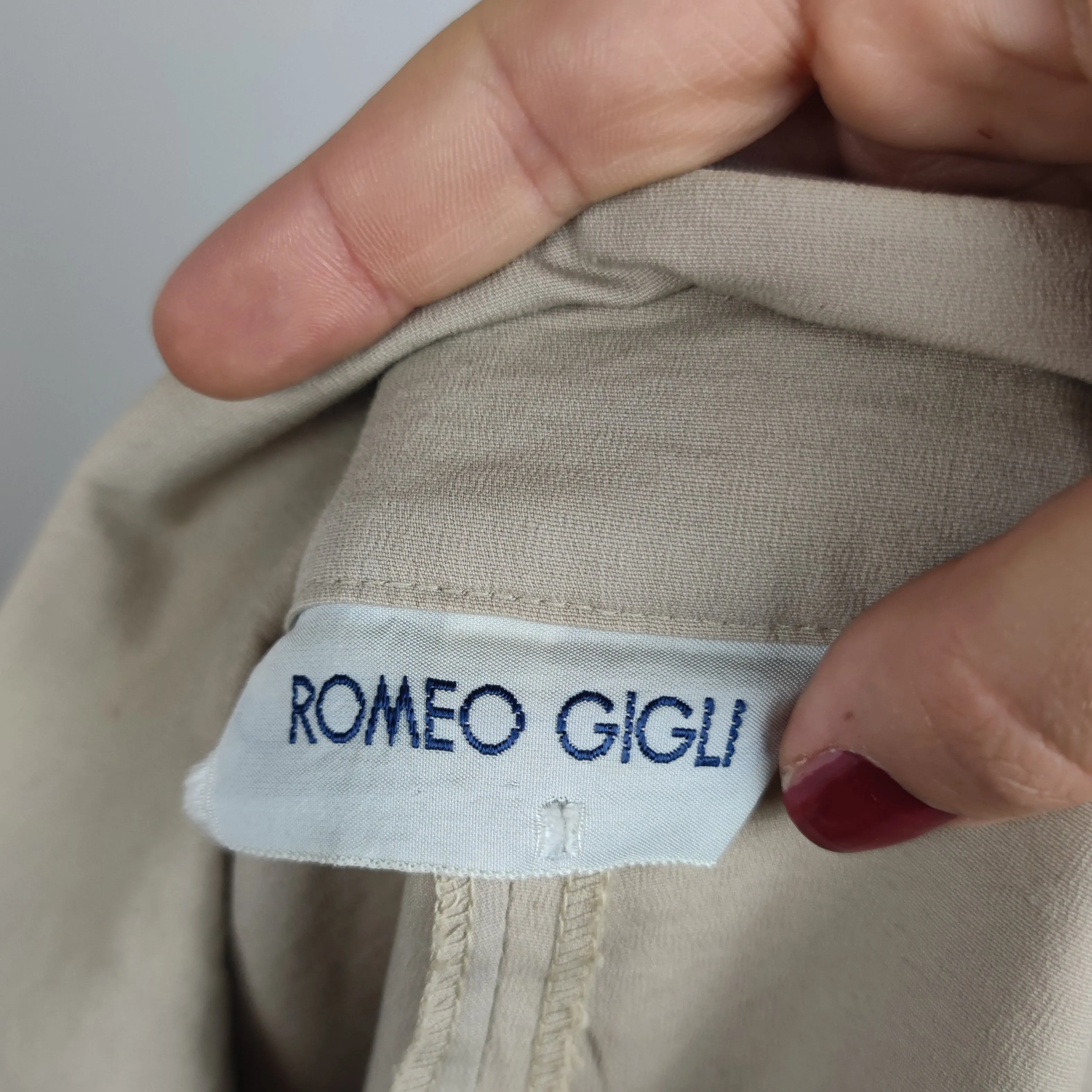Blazer beige Romeo Gigli 1988