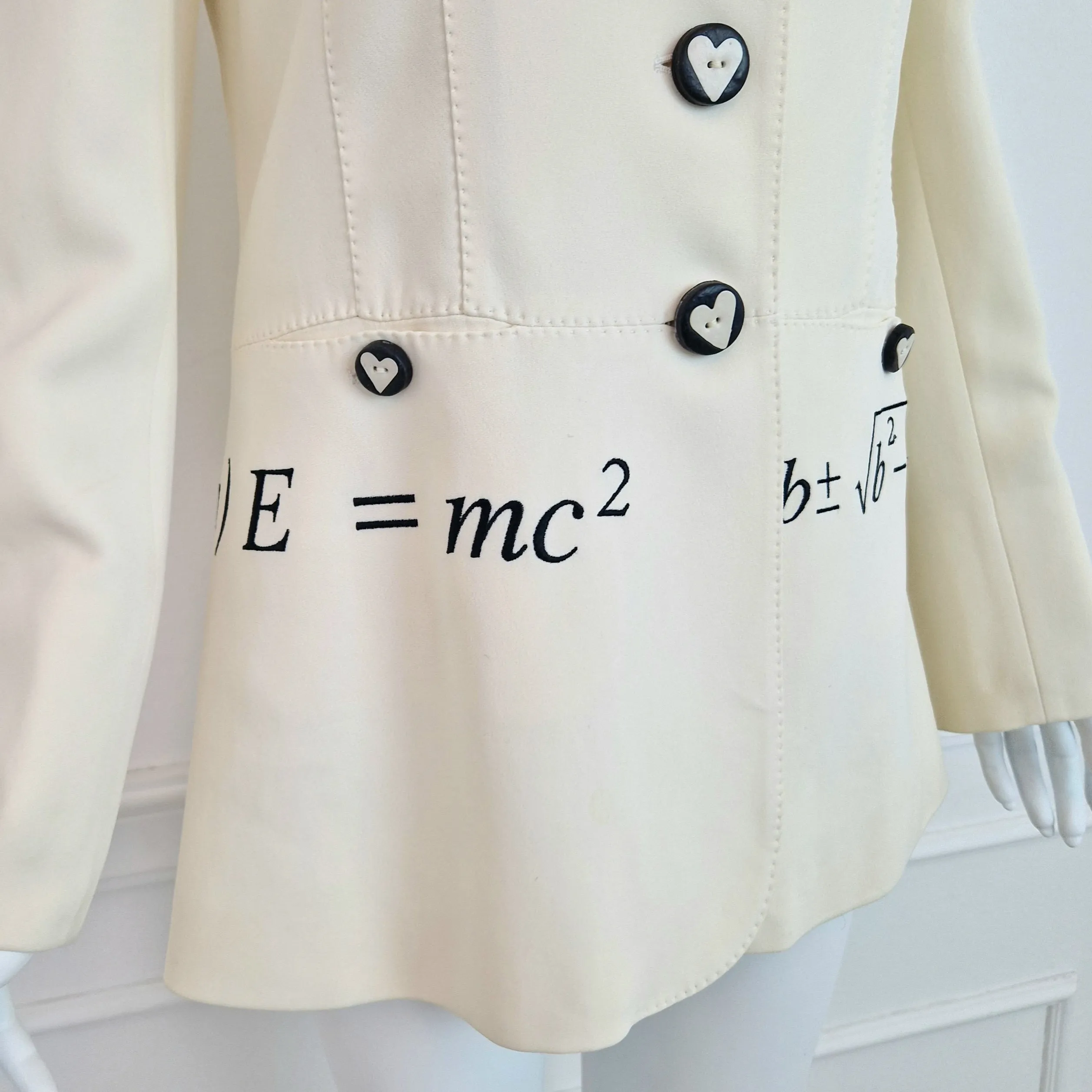 Blazer Moschino vintage E=mc²