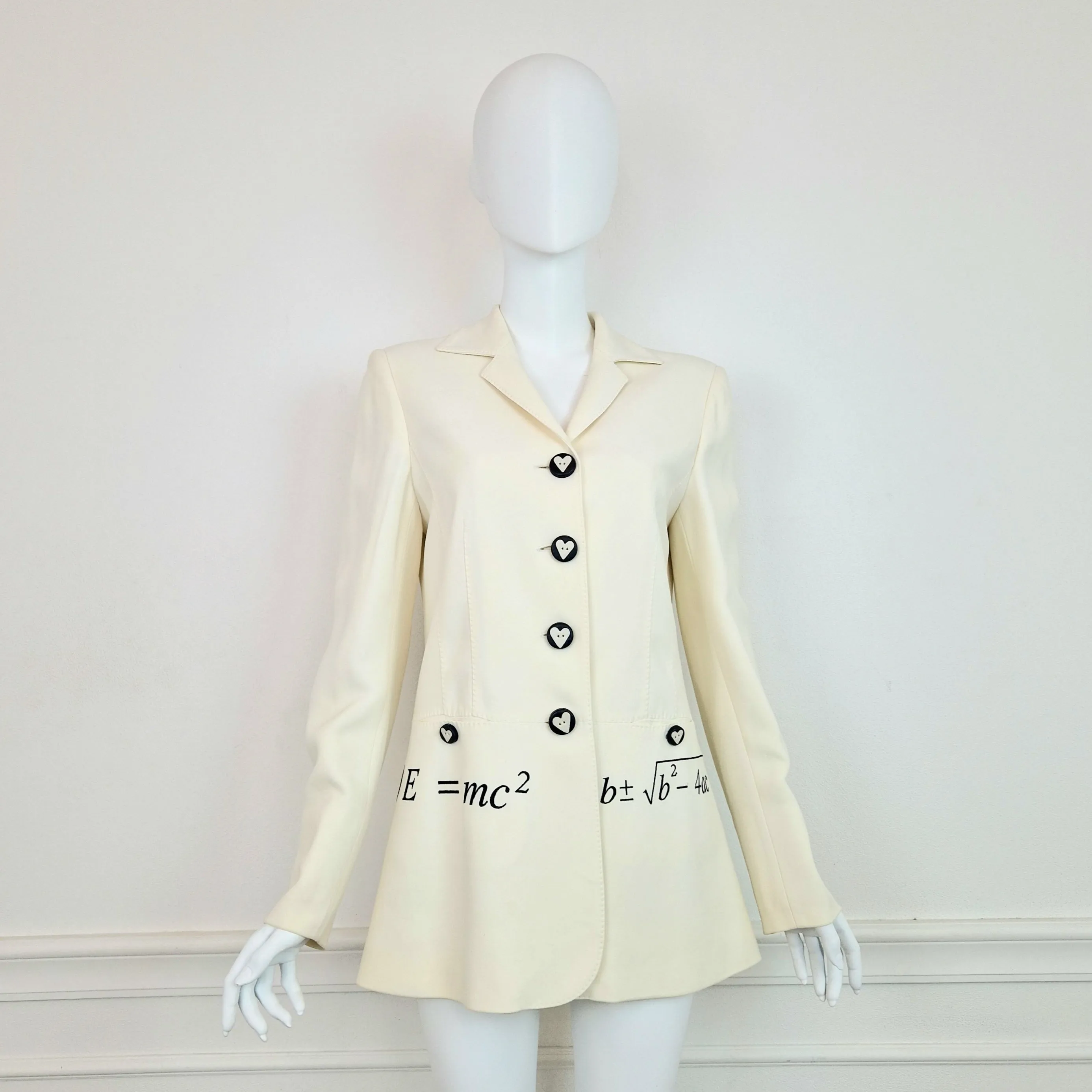 Blazer Moschino vintage E=mc²