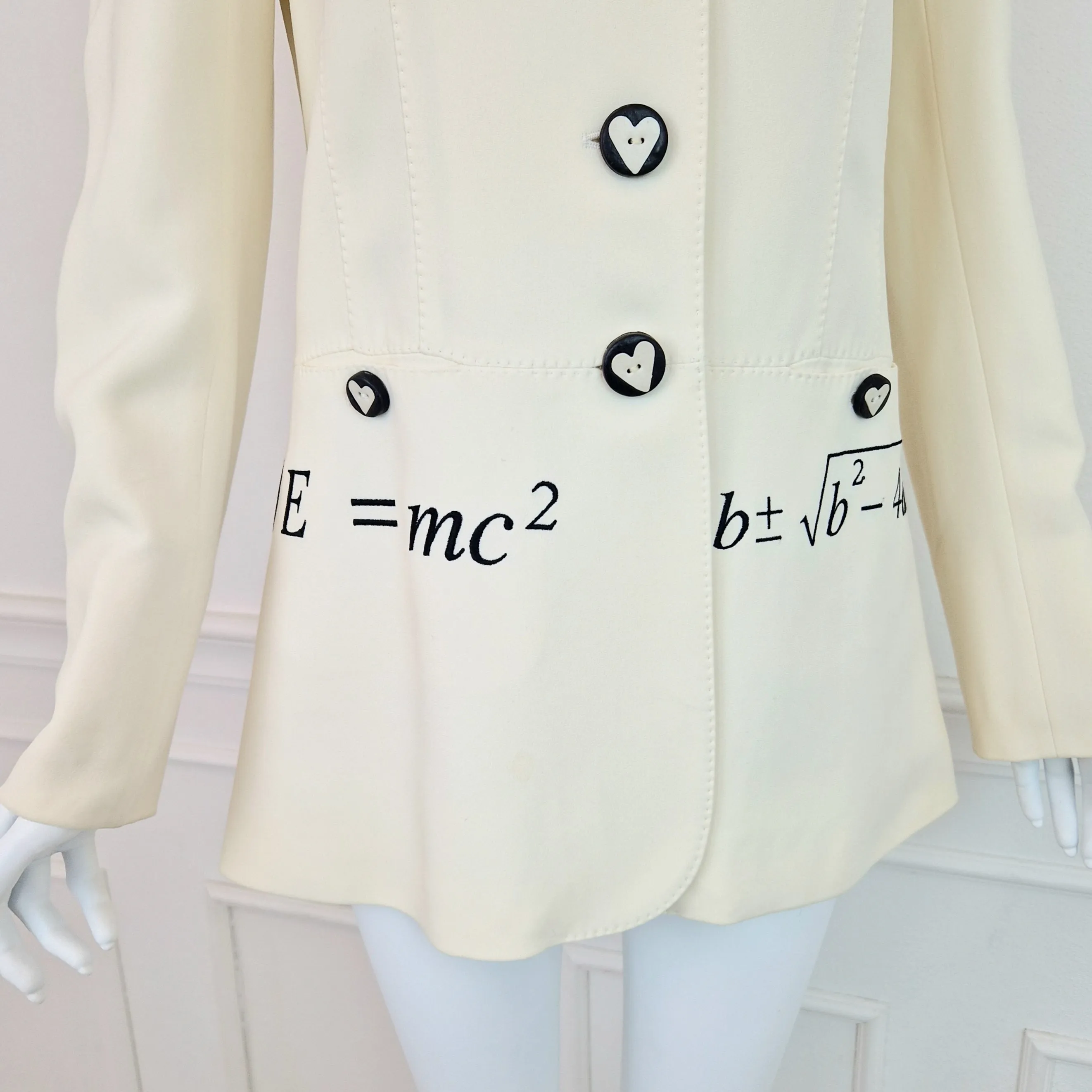 Blazer Moschino vintage E=mc²