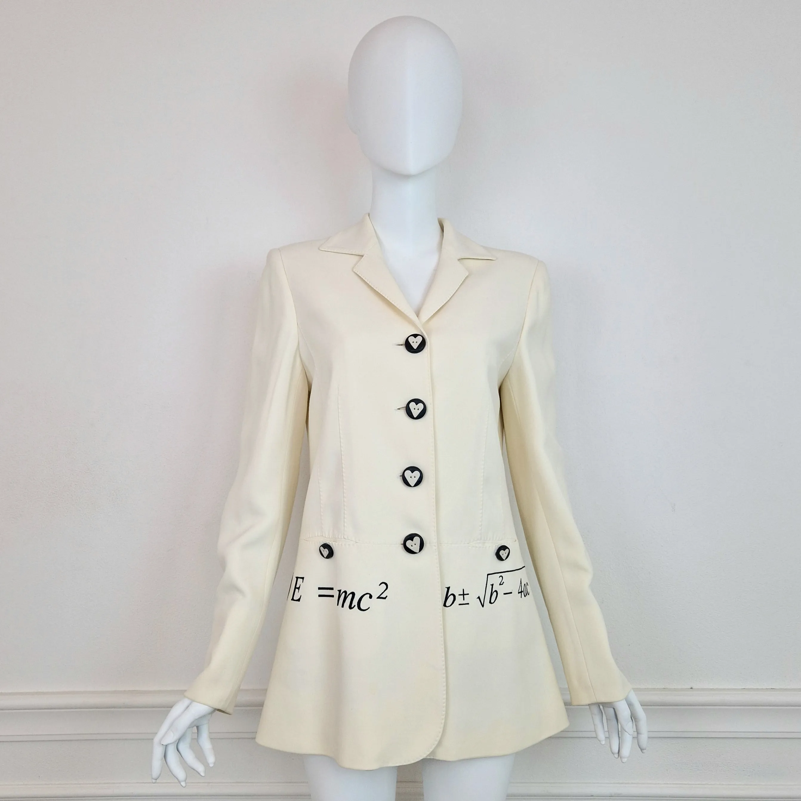 Blazer Moschino vintage E=mc²