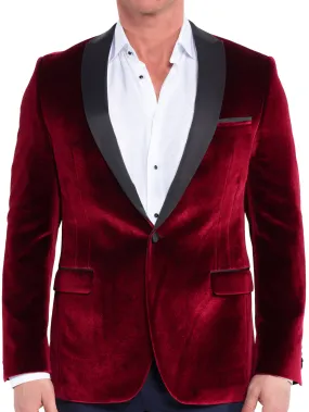 Blazer Tesla CrushedVelvet Red