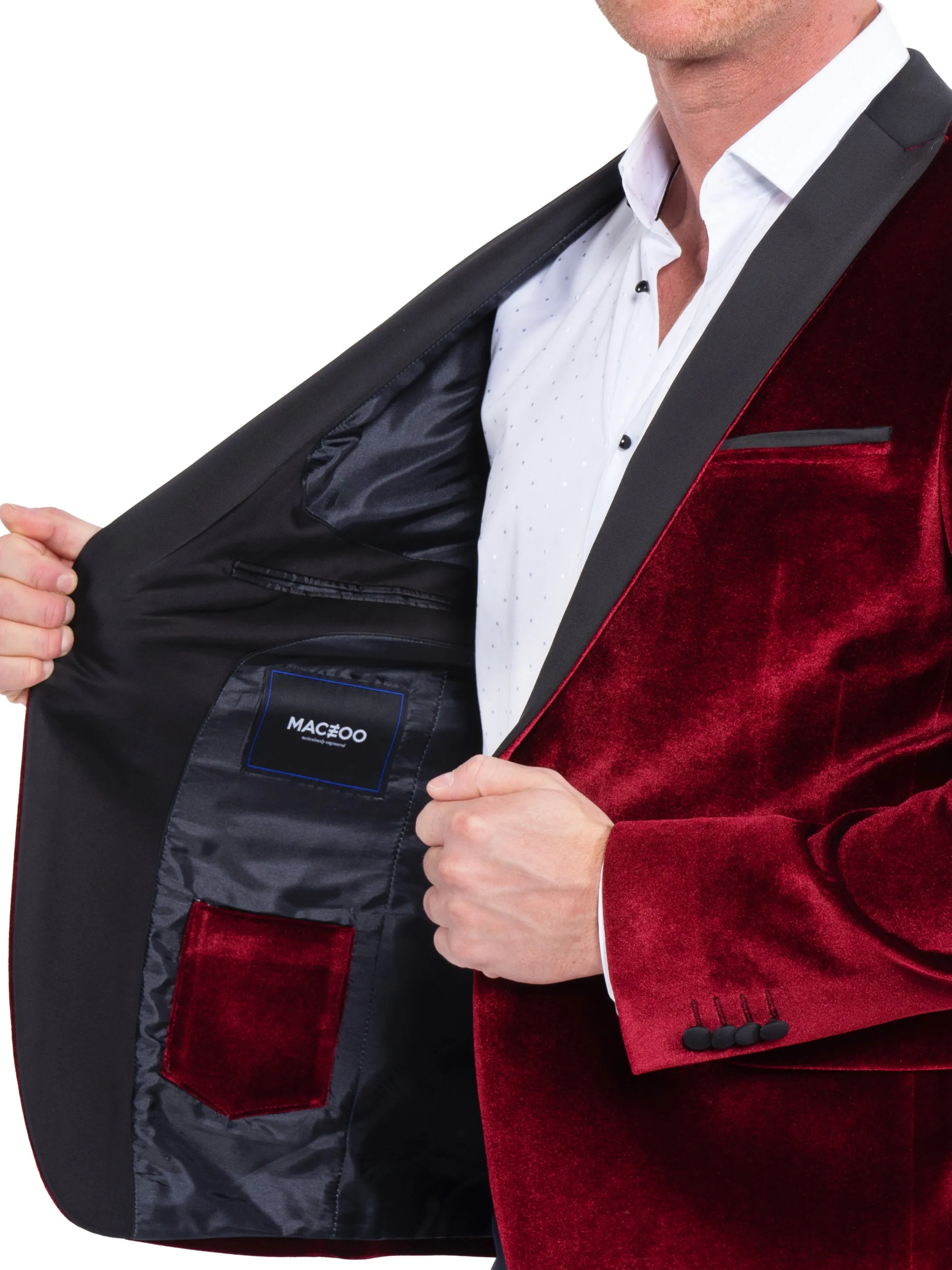 Blazer Tesla CrushedVelvet Red