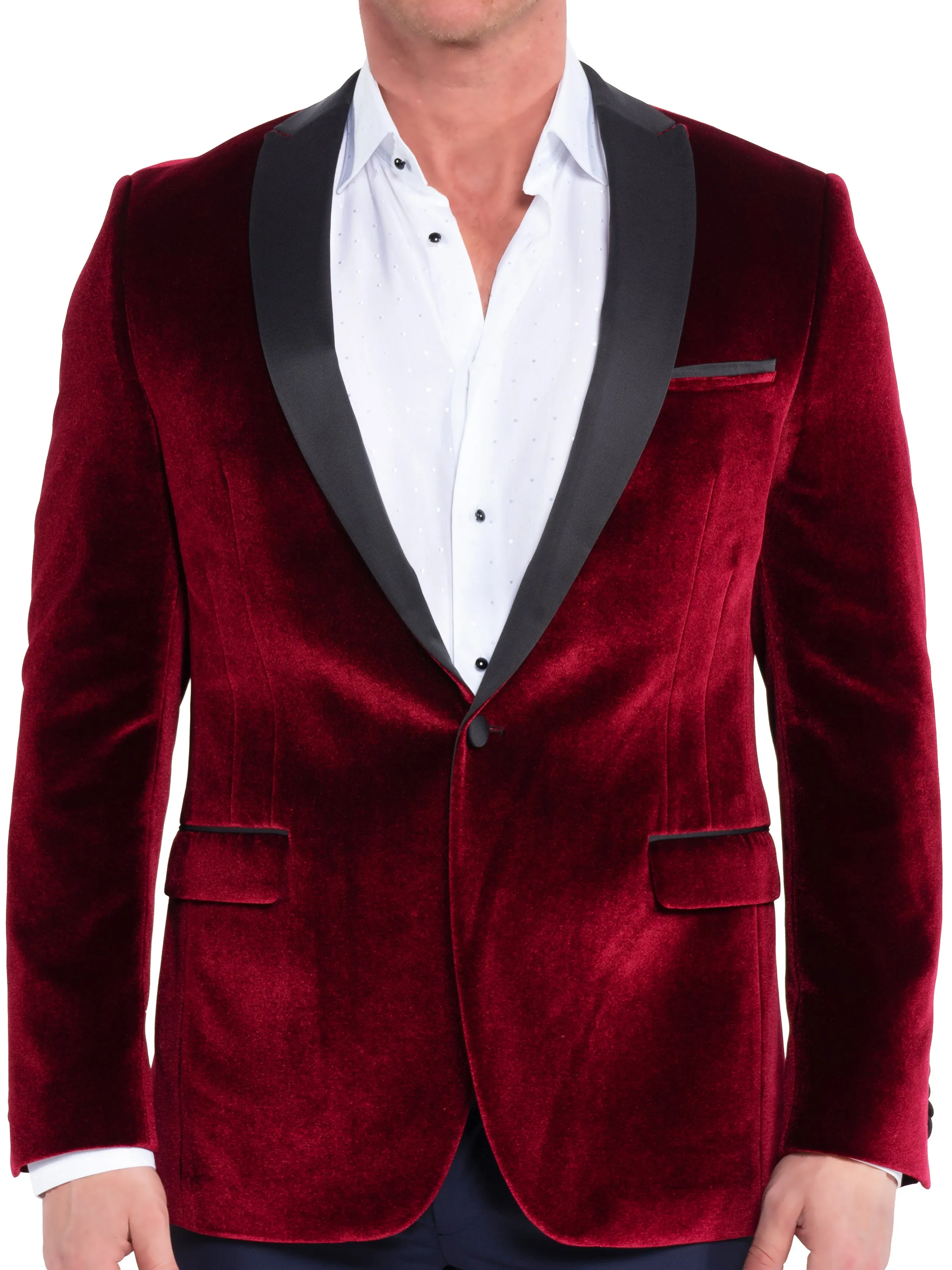 Blazer Tesla CrushedVelvet Red