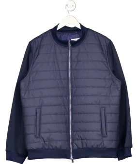 Blue Quilted And Jersey Jacket UK XL