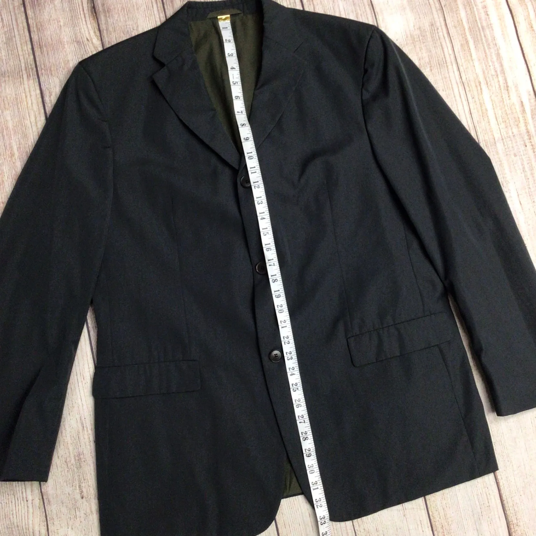 Boss Hugo Boss Dark Grey Blazer Jacket Size Ch 46"