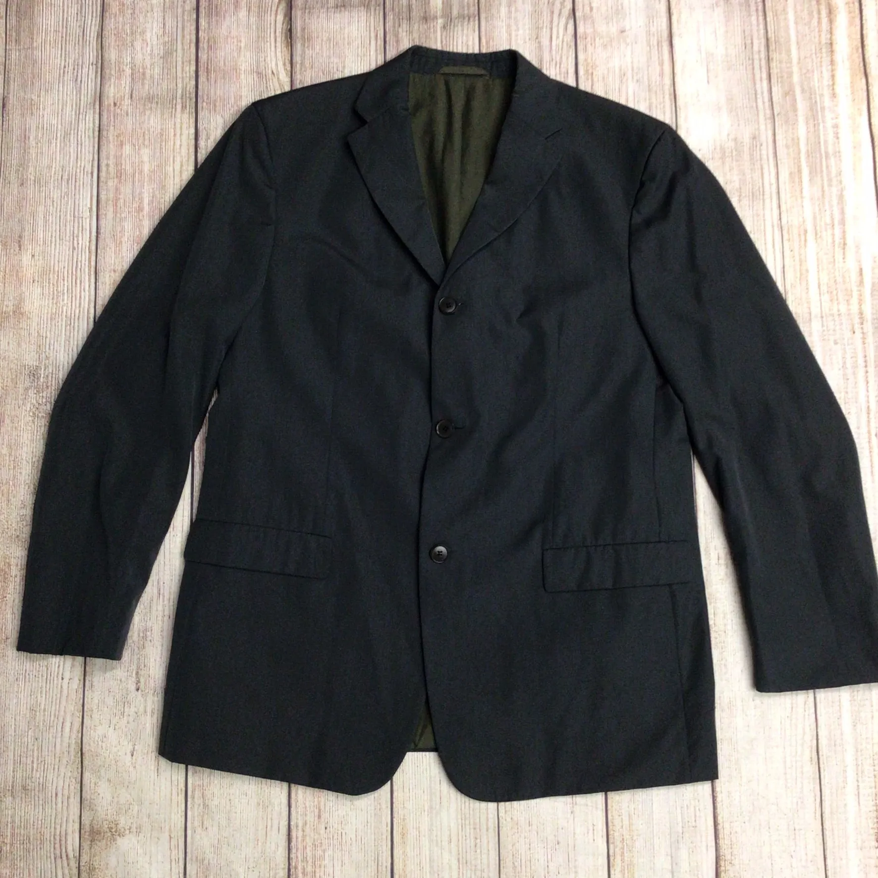 Boss Hugo Boss Dark Grey Blazer Jacket Size Ch 46"