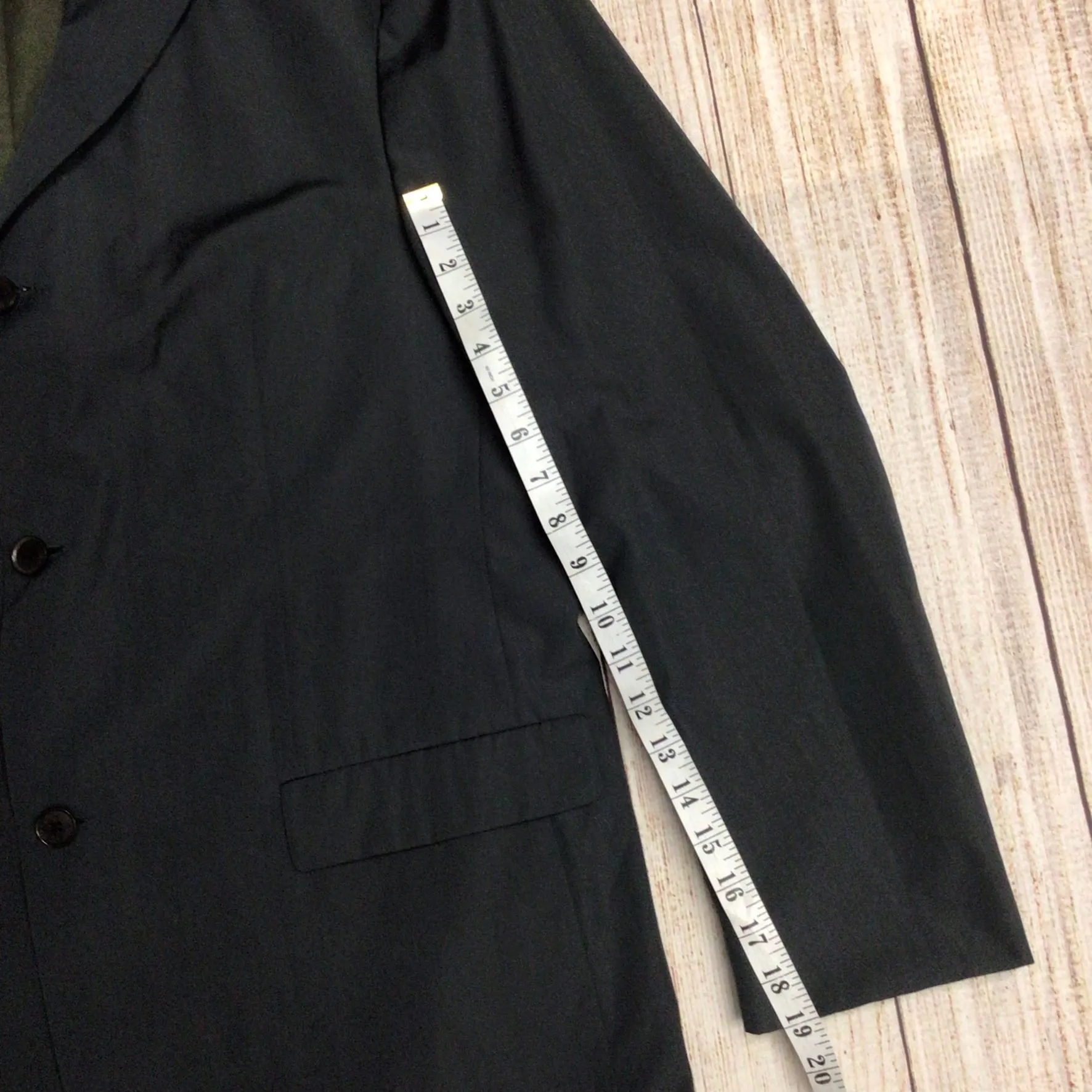 Boss Hugo Boss Dark Grey Blazer Jacket Size Ch 46"