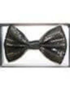 BOWTIE Sequin BLACK