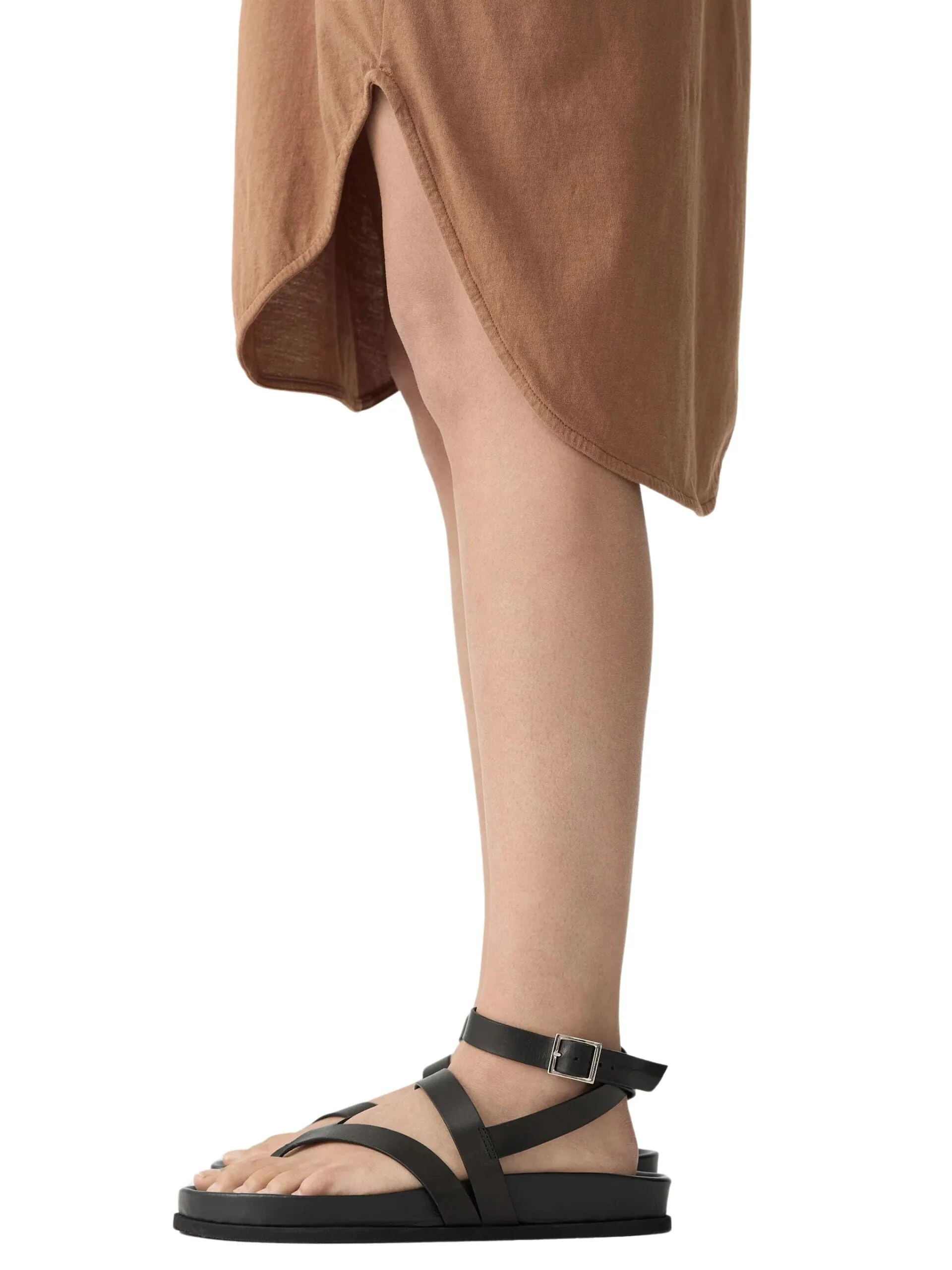 Boxy T-Shirt Dress / Argan