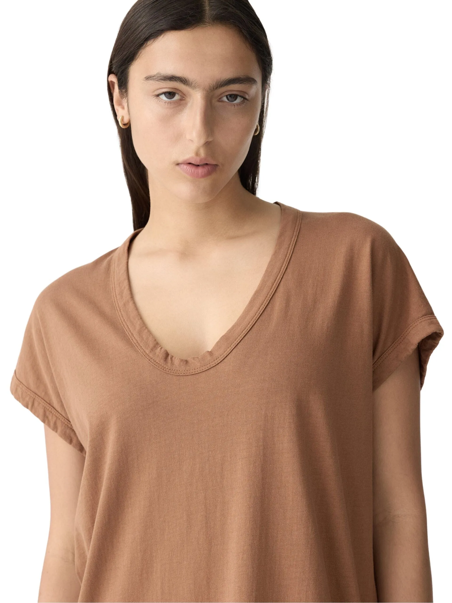 Boxy T-Shirt Dress / Argan