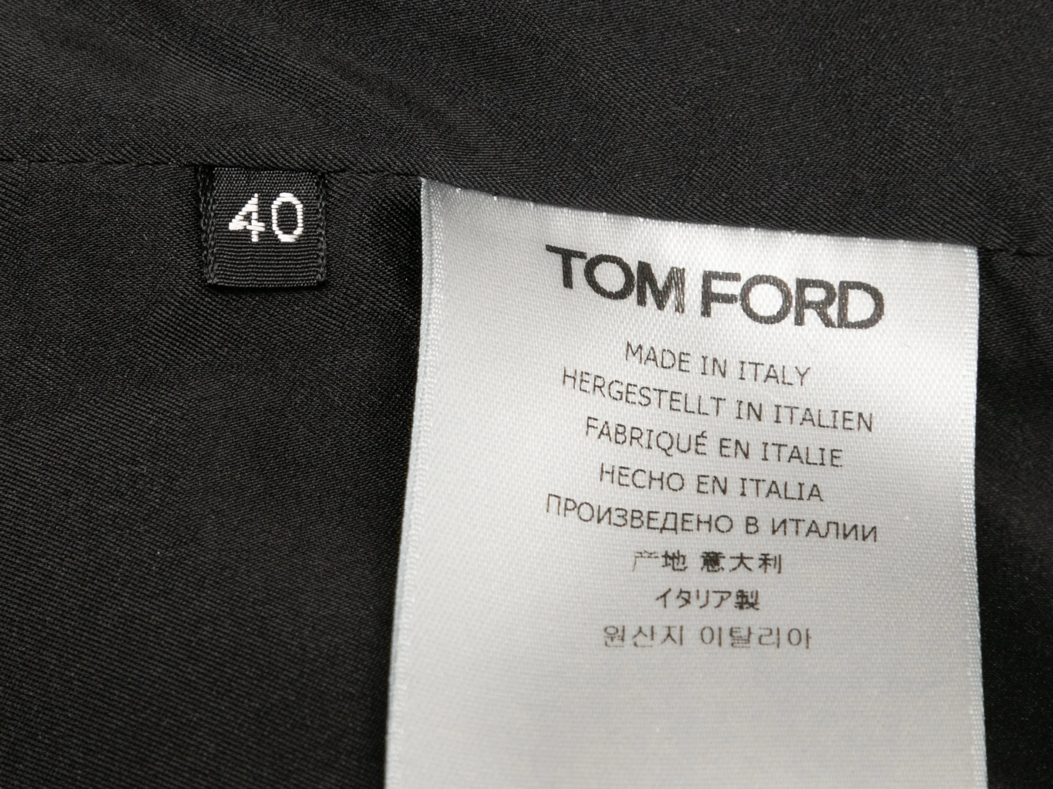 Brown Tom Ford Suede Blazer Size IT 40