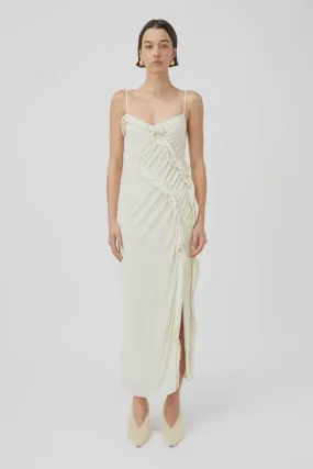 CAMILLA AND MARC - EMIL SLIP MIDI DRESS - SOFT WHITE