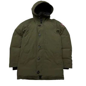 Canada Goose Khaki Hooded Puffer Parka - Small