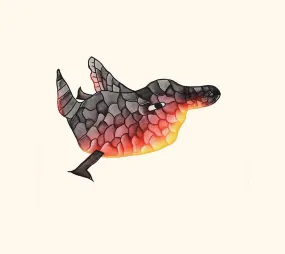 Cape Dorset 2020 Print, Mosaic Bird, Malaija Pootoogook
