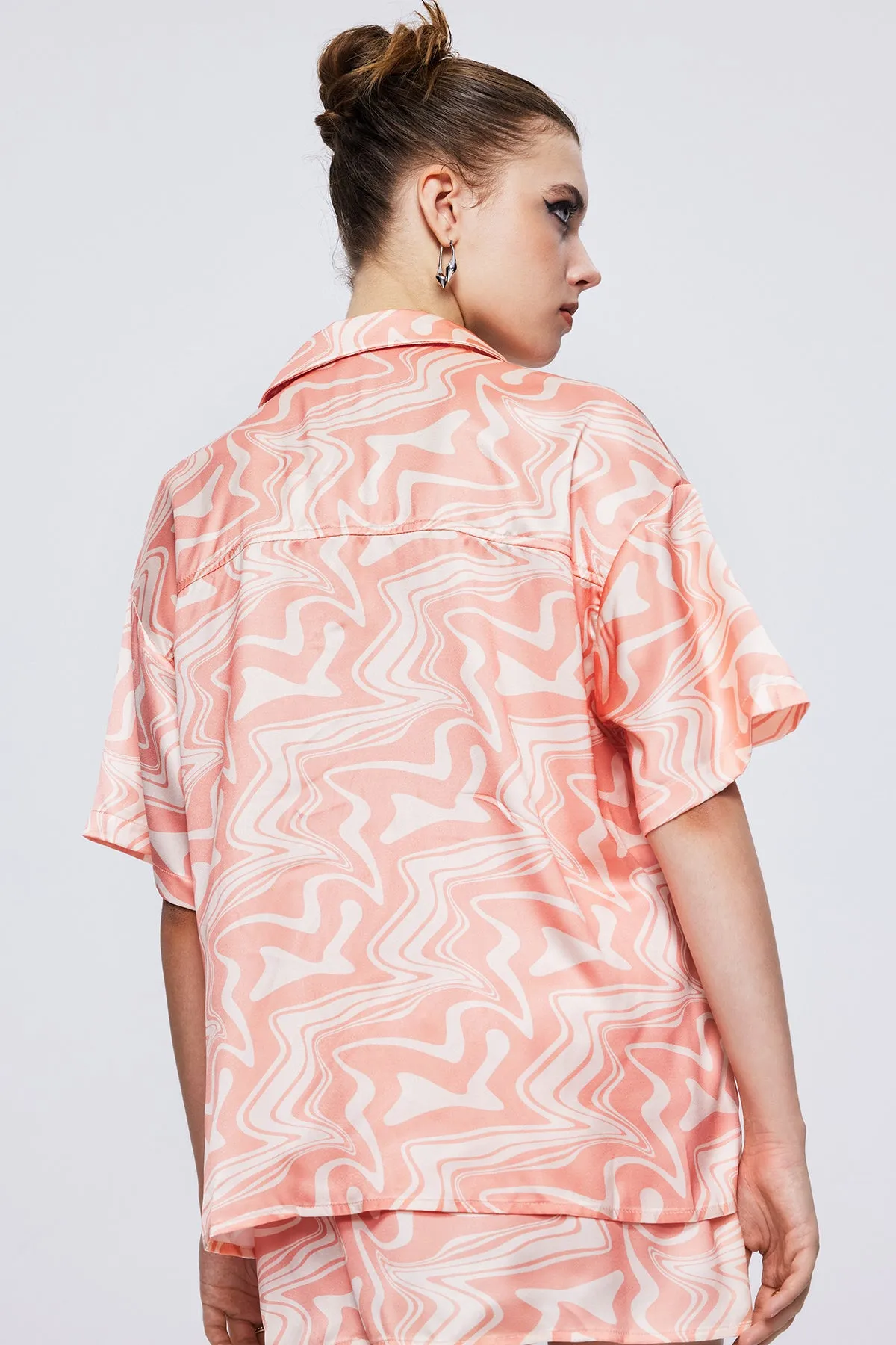 Chain Linked Drop Shoulder Shirt