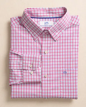 Charleston Broad Creek Plaid Long Sleeve Sport Shirt