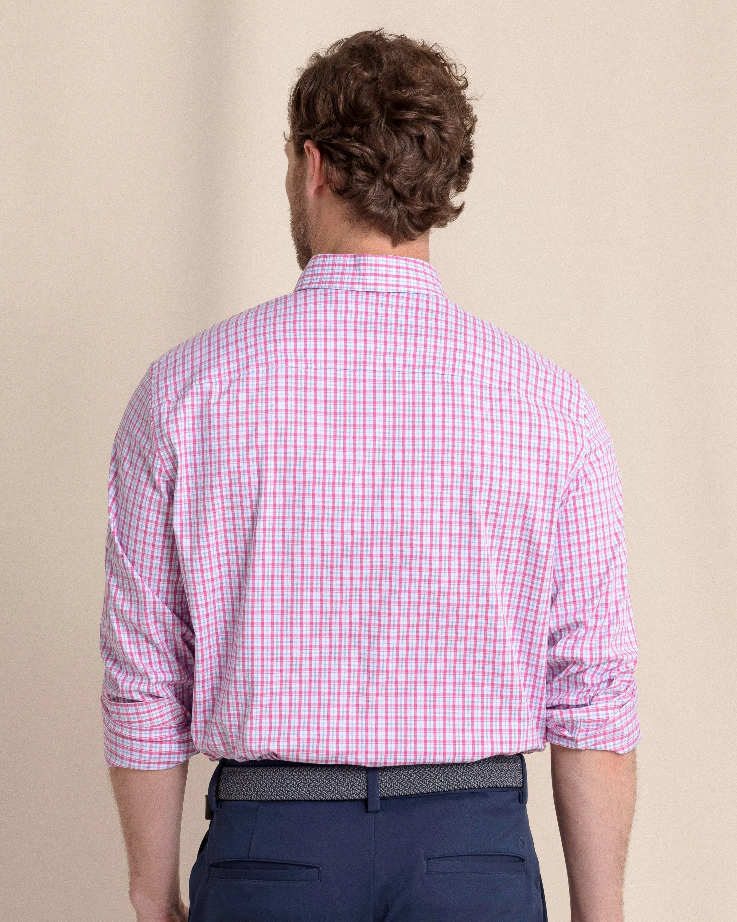 Charleston Broad Creek Plaid Long Sleeve Sport Shirt
