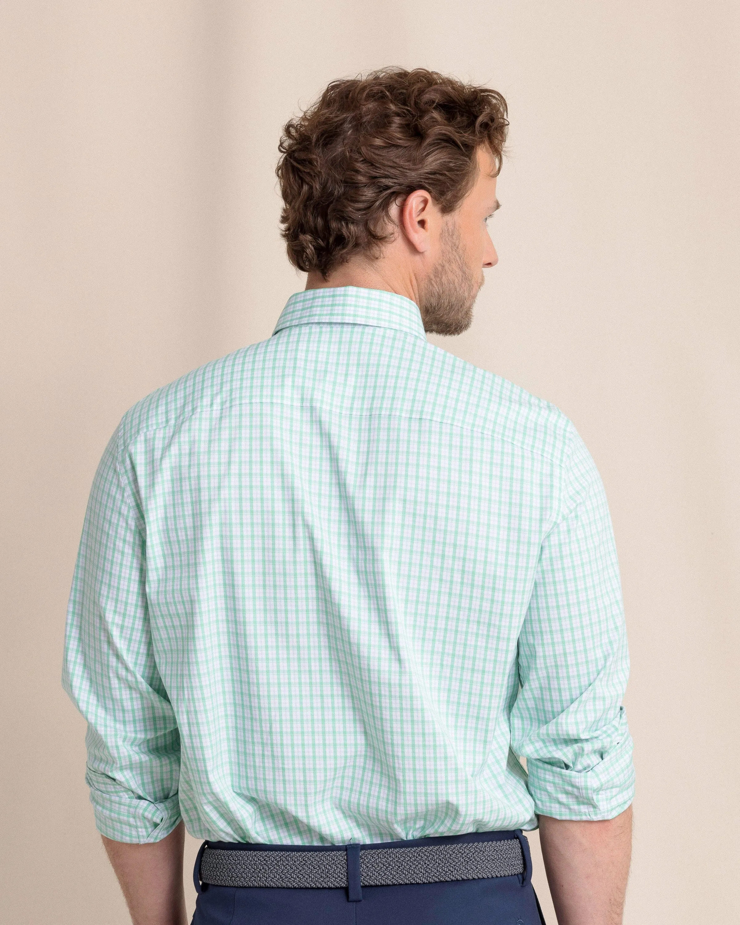 Charleston Broad Creek Plaid Long Sleeve Sport Shirt