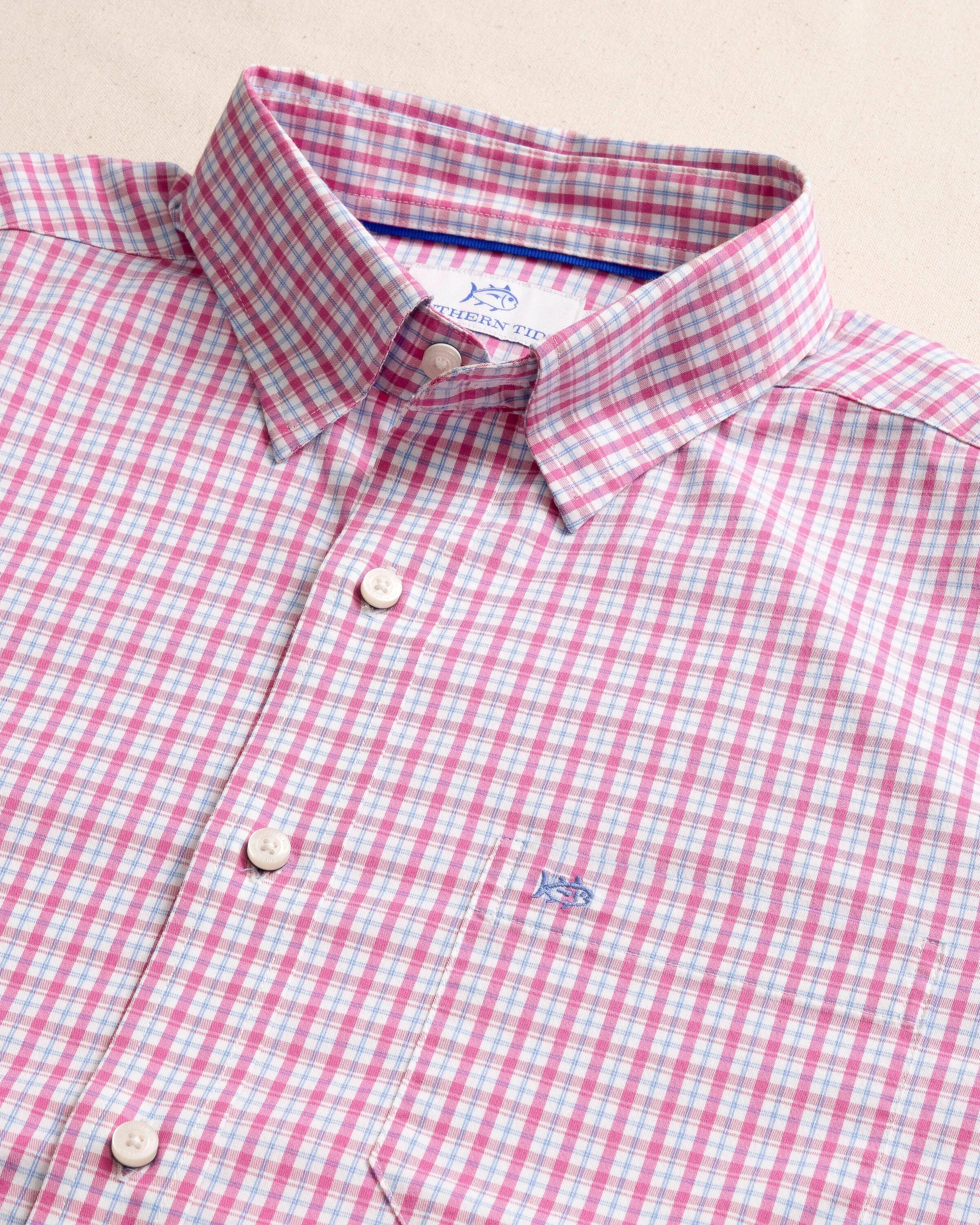 Charleston Broad Creek Plaid Long Sleeve Sport Shirt