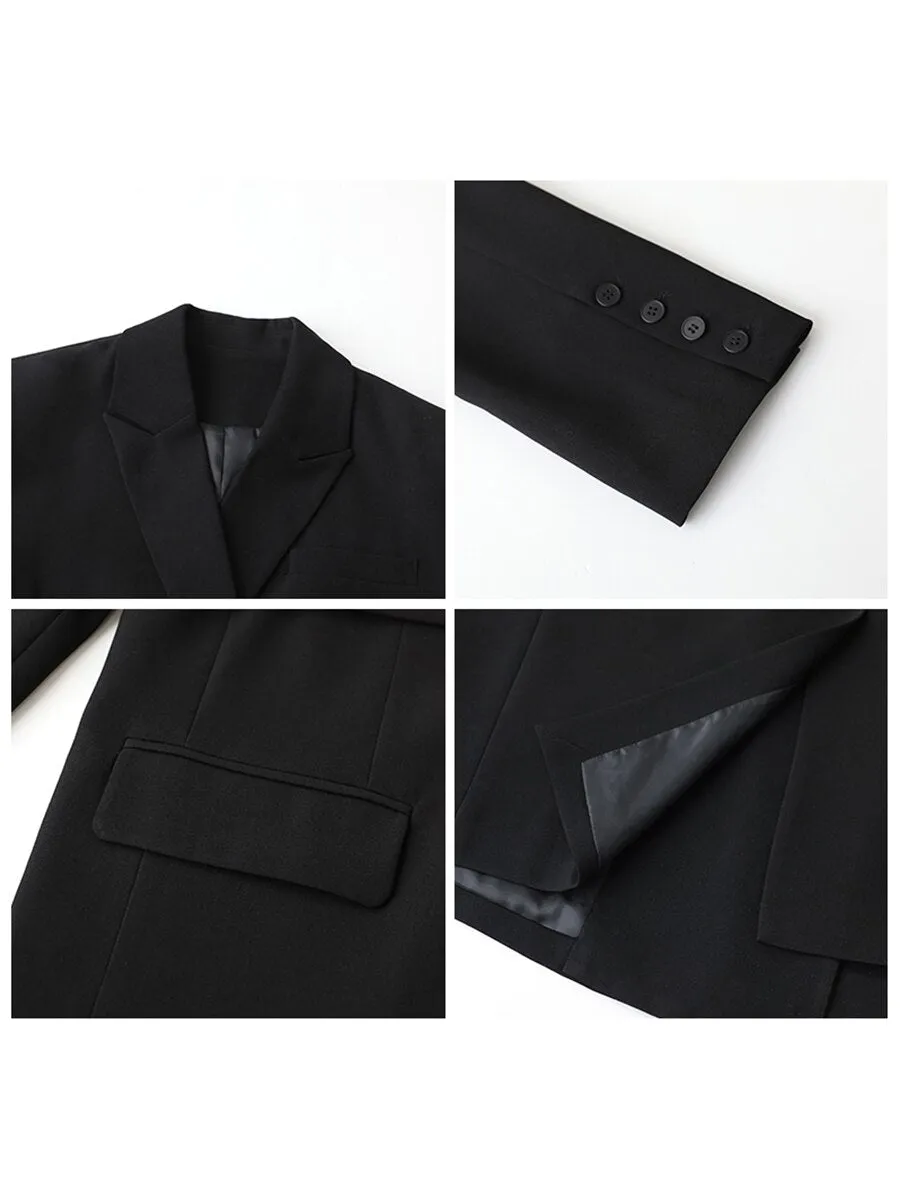 Chic Ven Women's Blazer - Office Lady Pant Suit