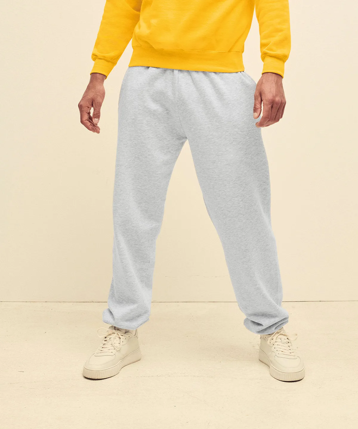 Classic 80/20 elasticated sweatpants | Black