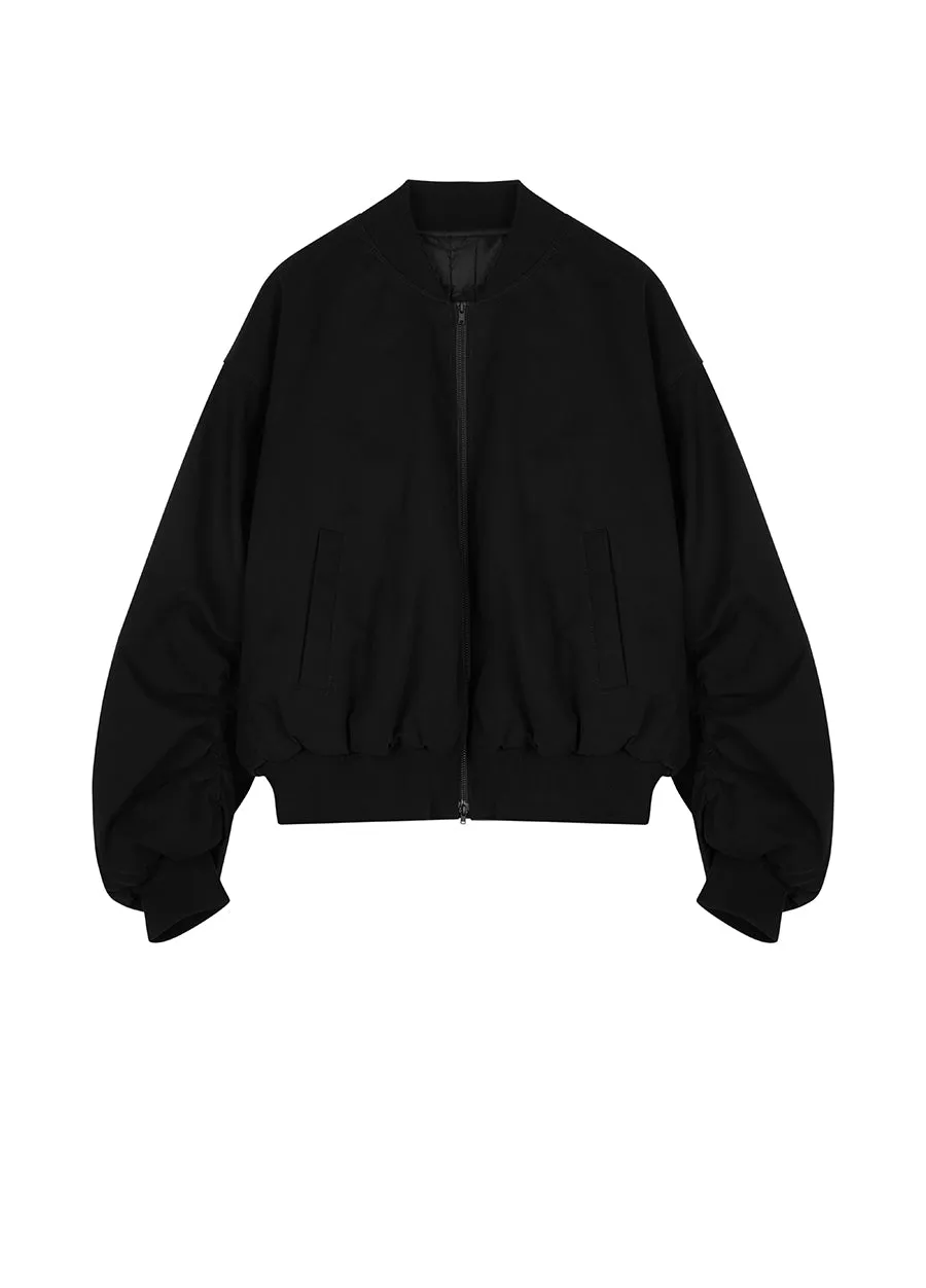 Coat / JNBY Down Bomber Jacket
