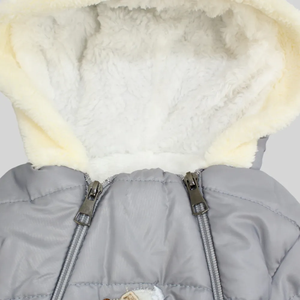 Cold Puppy Long-Sleeved Fleeced Overall