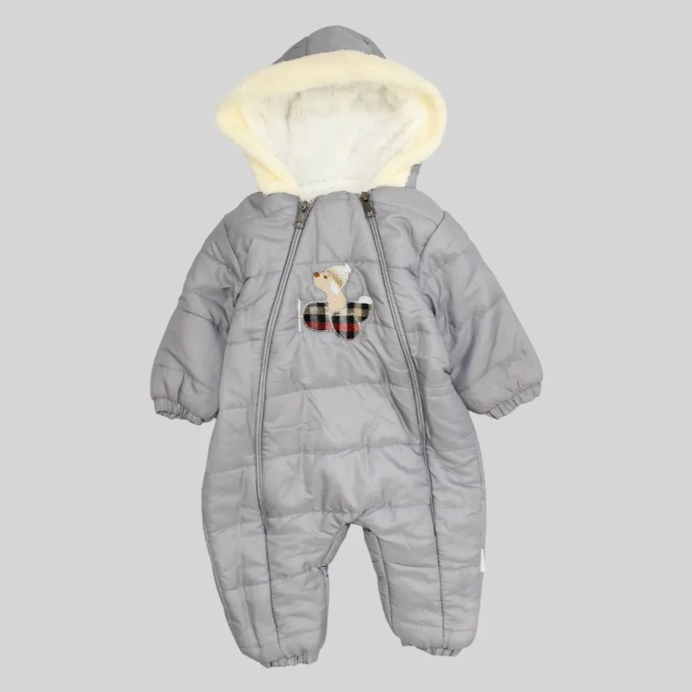 Cold Puppy Long-Sleeved Fleeced Overall
