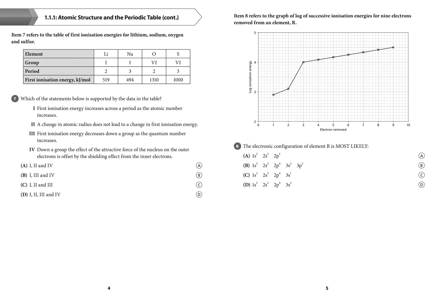 Collins CAPE Chemistry - CAPE Chemistry Multiple Choice Practice: (First edition)