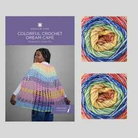 Colorful Crochet Dream Cape - Spectrum Crochet Kit