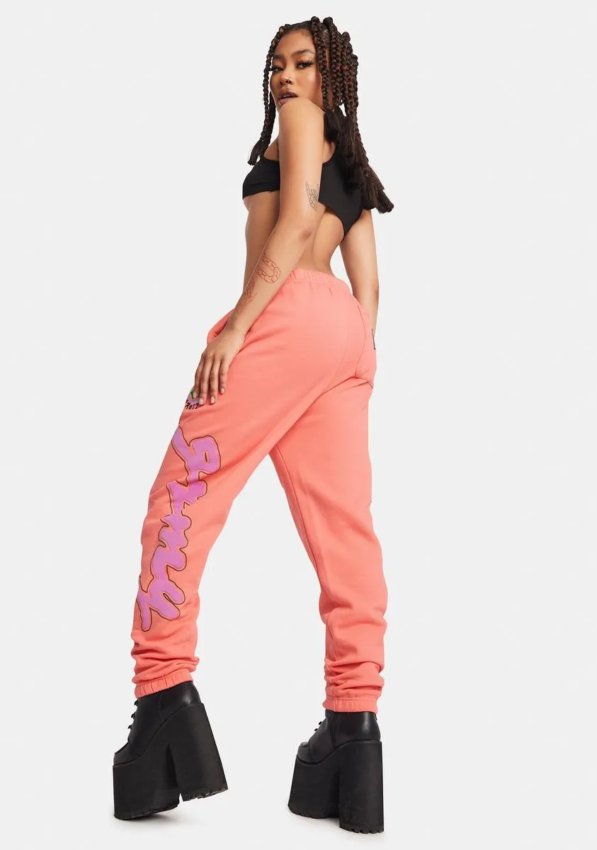 Coral Sweatpants