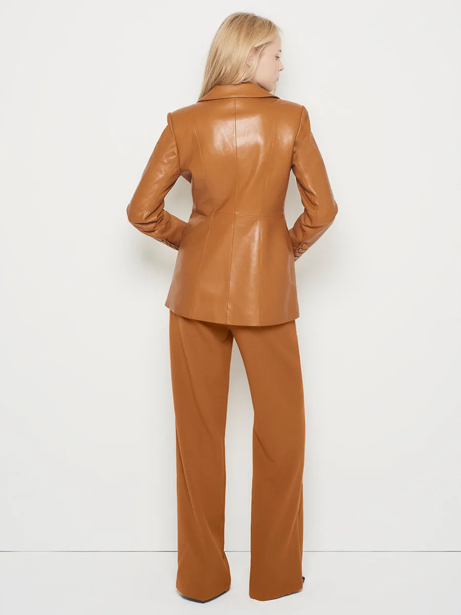 CURVE FINN RECYCLED LEATHER BLAZER