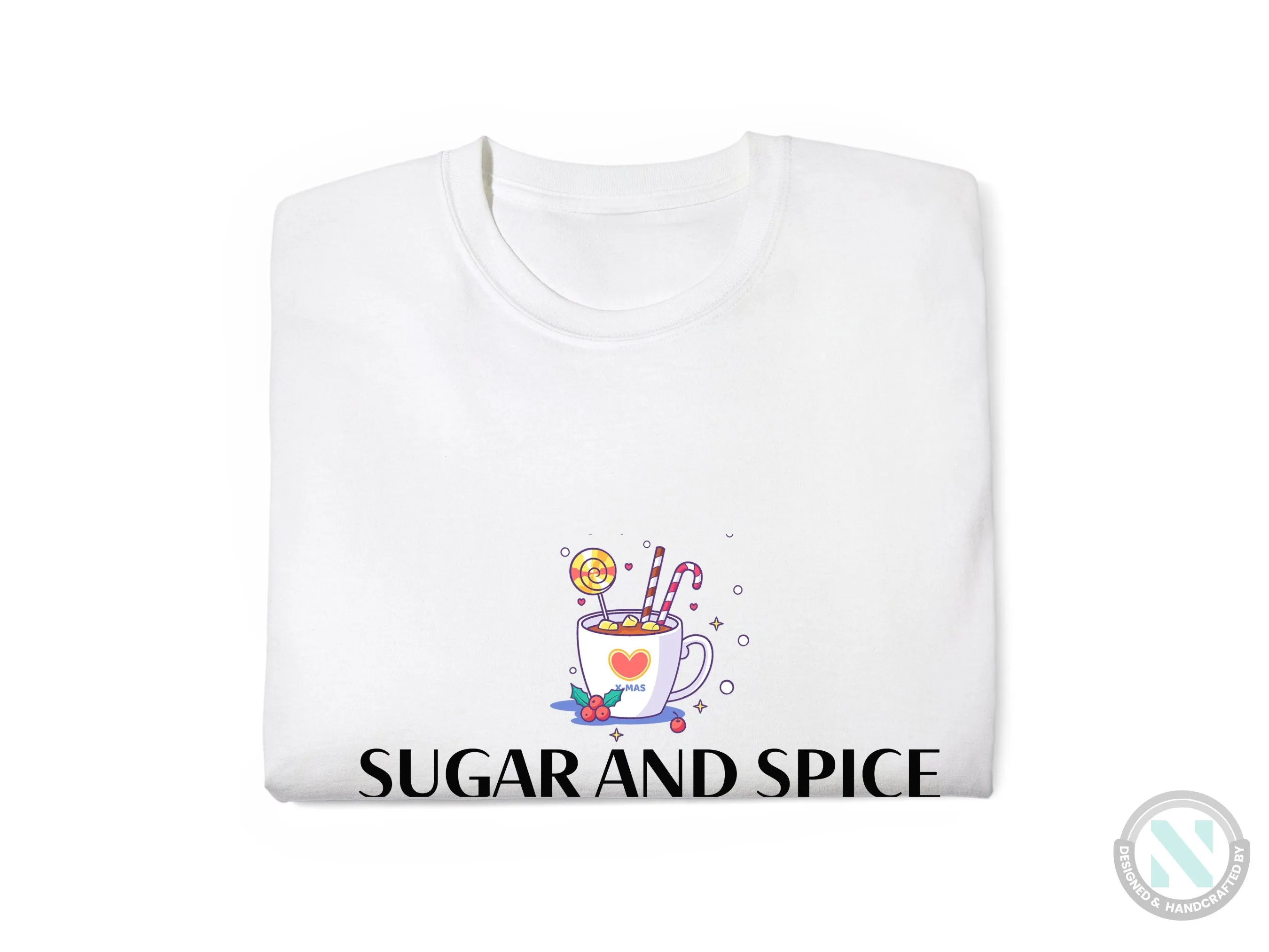 Custom Name Baby Bodysuit for kids With "Sugar And Spice"