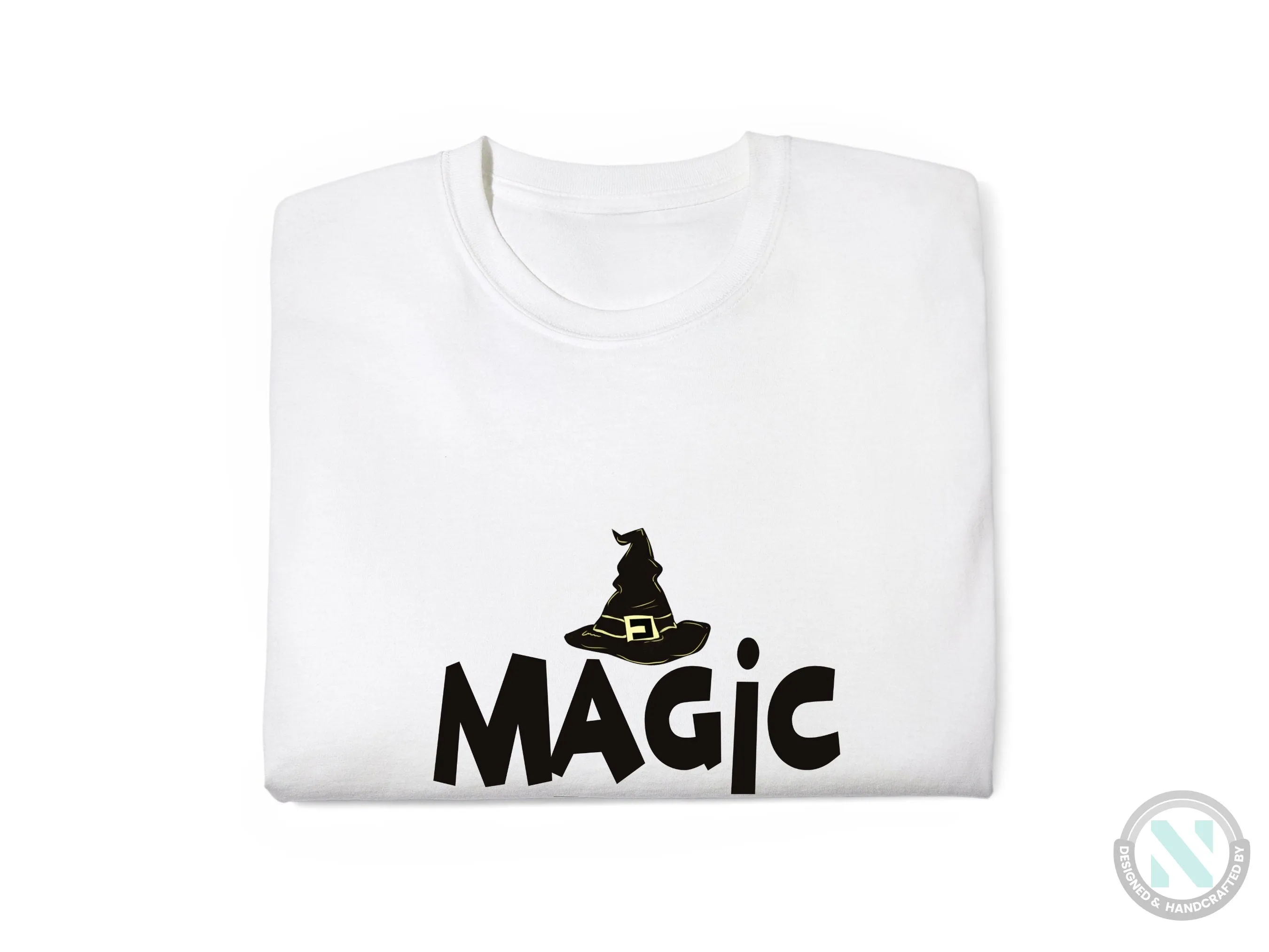 Custom Name Halloween Bodysuit Gift for Baby Girls with “Magic Boo "