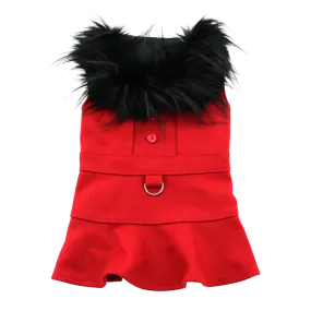 Designer Coat | Fancy Red Wool