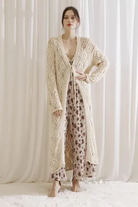 Diamond Knit Duster Cardigan