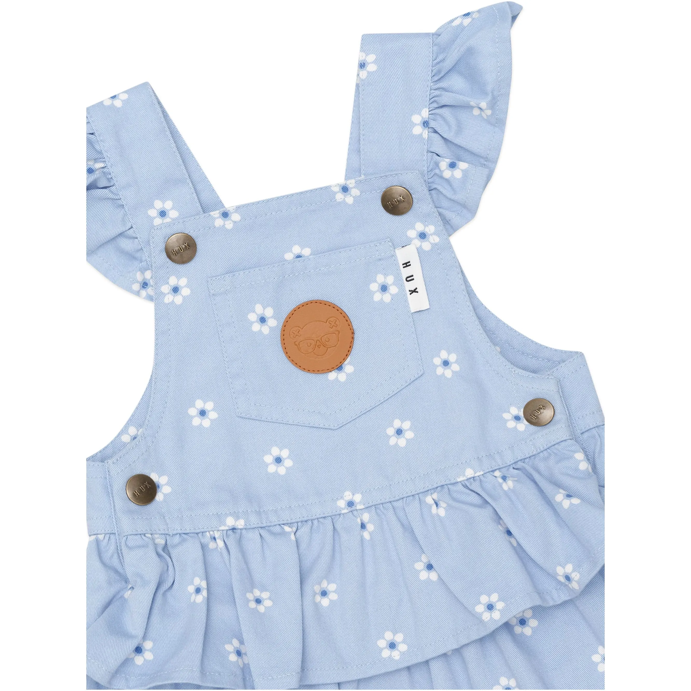 Ditsy Floral Tiered Overall Dress