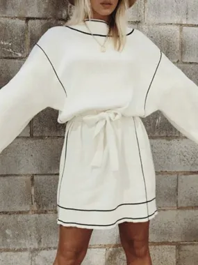 Don't Care Anymore Dress - White